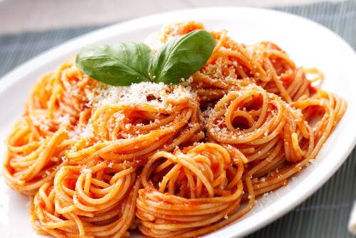 Espaguetti Rojo La cocina de doris GOPHER