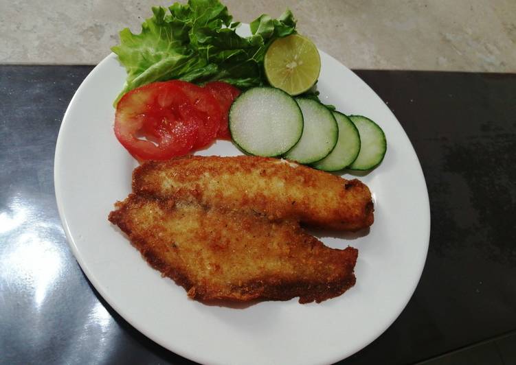Filete de pescado con ensalada por pza La cocina de doris GOPHER
