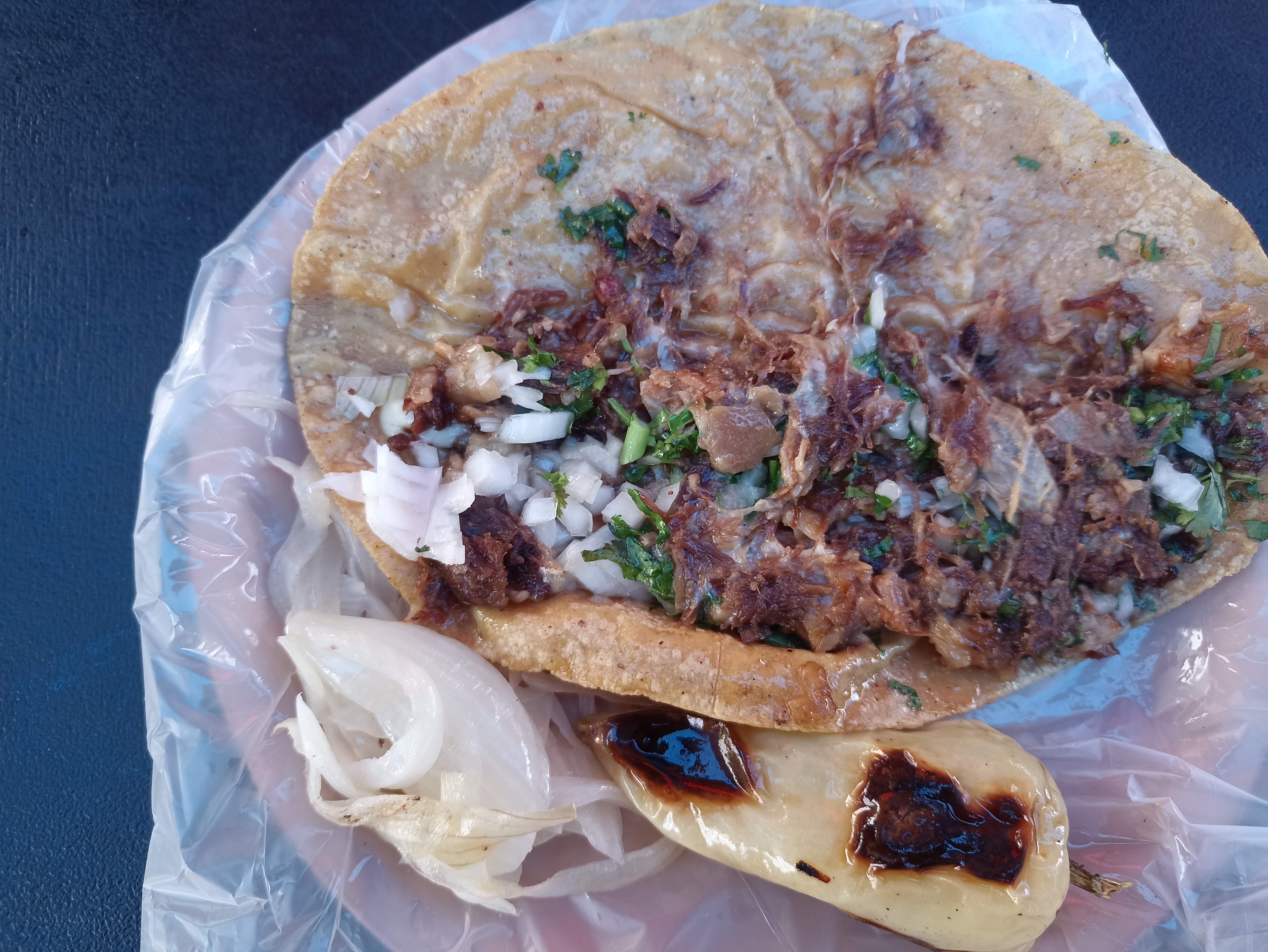 Huarache de Barbacoa Tacos Los Peques GOPHER