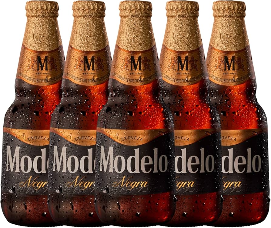 Negra Modelo Vidrio 355ml (12) El Pirata Rojo GOPHER